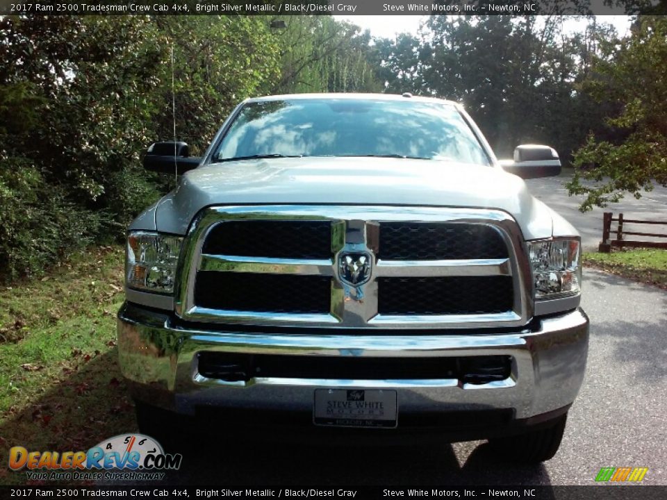 2017 Ram 2500 Tradesman Crew Cab 4x4 Bright Silver Metallic / Black/Diesel Gray Photo #3