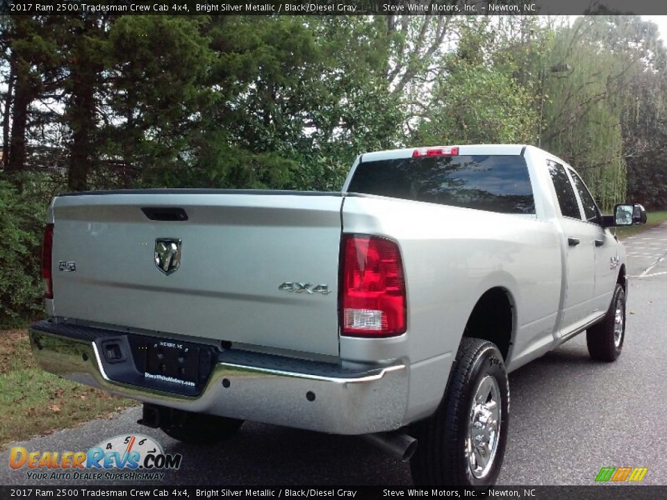 2017 Ram 2500 Tradesman Crew Cab 4x4 Bright Silver Metallic / Black/Diesel Gray Photo #6