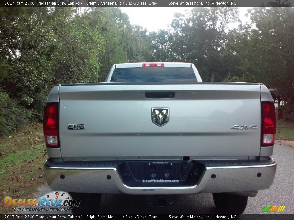 2017 Ram 2500 Tradesman Crew Cab 4x4 Bright Silver Metallic / Black/Diesel Gray Photo #7