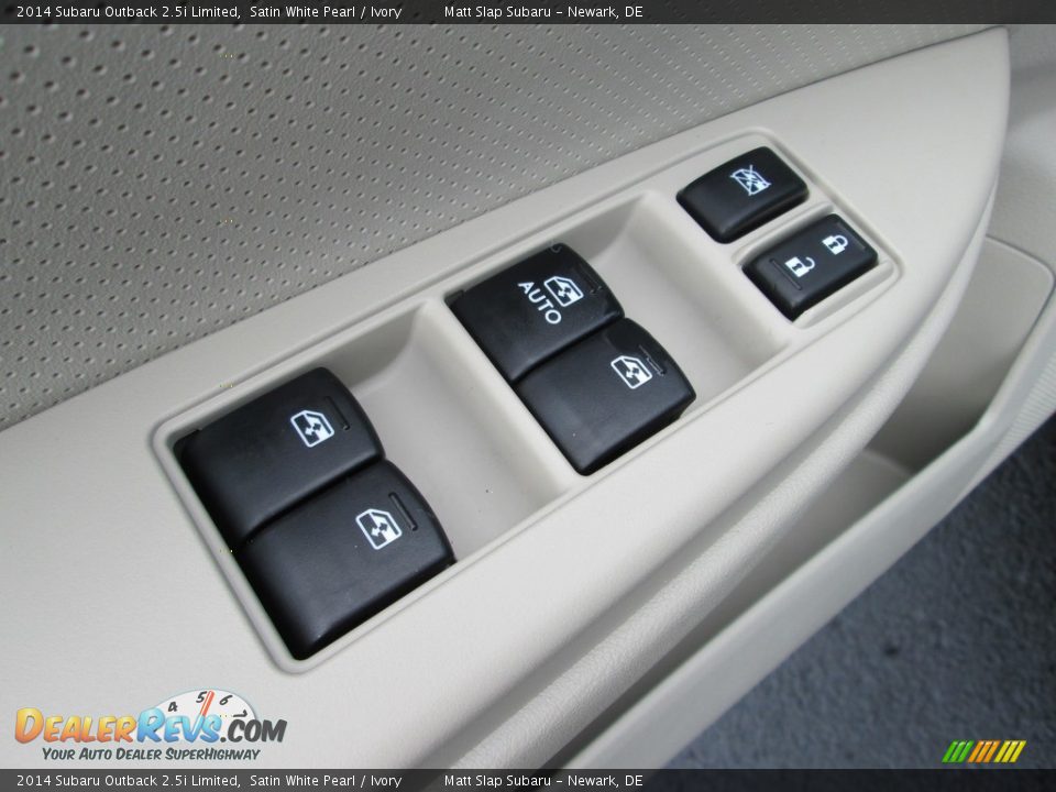 2014 Subaru Outback 2.5i Limited Satin White Pearl / Ivory Photo #14