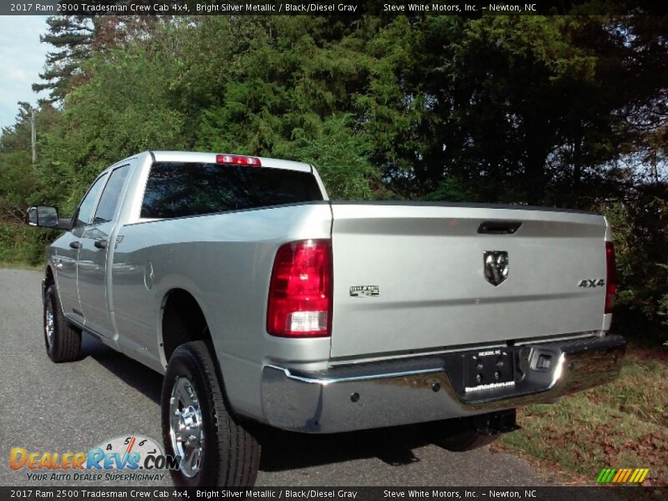 2017 Ram 2500 Tradesman Crew Cab 4x4 Bright Silver Metallic / Black/Diesel Gray Photo #8