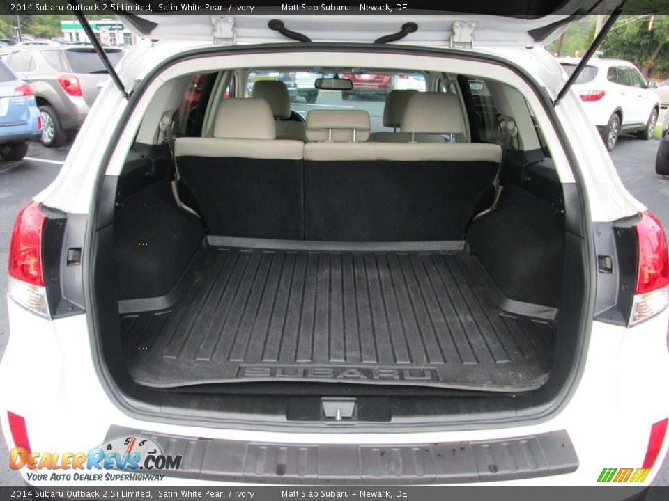 2014 Subaru Outback 2.5i Limited Satin White Pearl / Ivory Photo #19