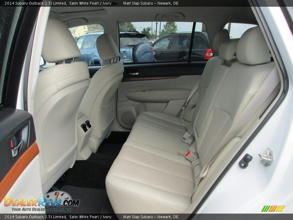 2014 Subaru Outback 2.5i Limited Satin White Pearl / Ivory Photo #21