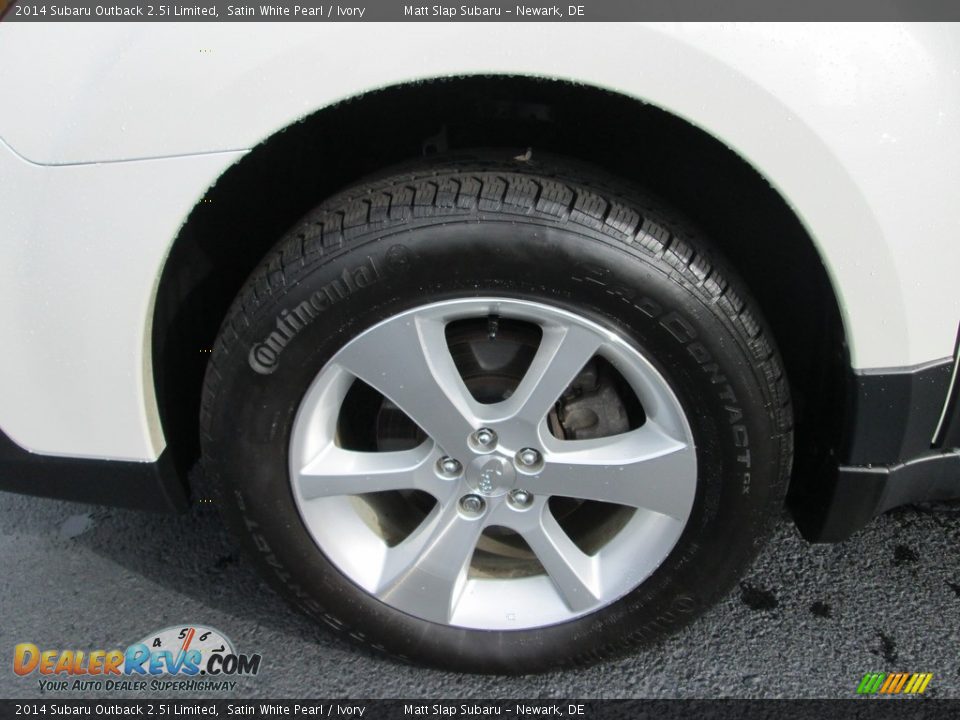 2014 Subaru Outback 2.5i Limited Satin White Pearl / Ivory Photo #22