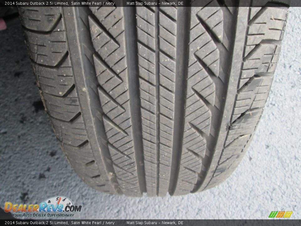 2014 Subaru Outback 2.5i Limited Satin White Pearl / Ivory Photo #23