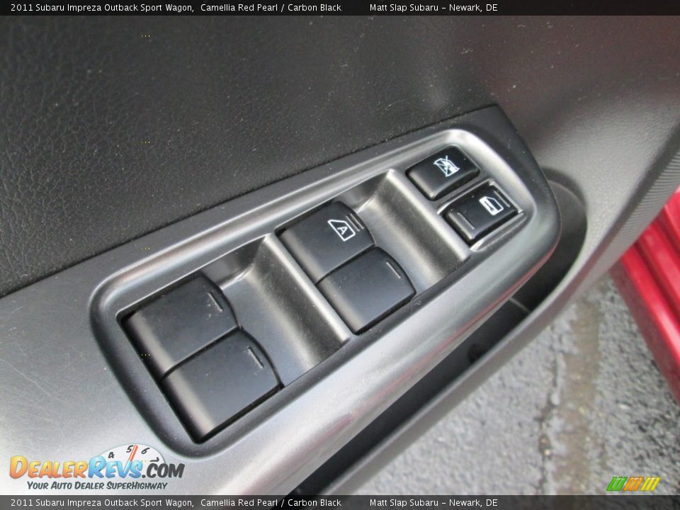 2011 Subaru Impreza Outback Sport Wagon Camellia Red Pearl / Carbon Black Photo #15