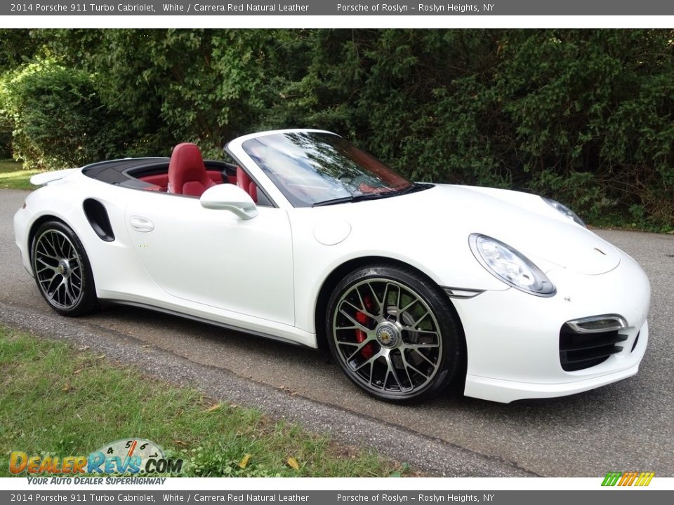 Front 3/4 View of 2014 Porsche 911 Turbo Cabriolet Photo #8