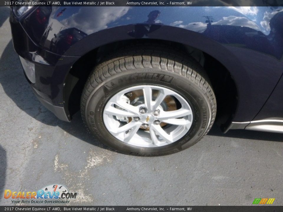 2017 Chevrolet Equinox LT AWD Blue Velvet Metallic / Jet Black Photo #2