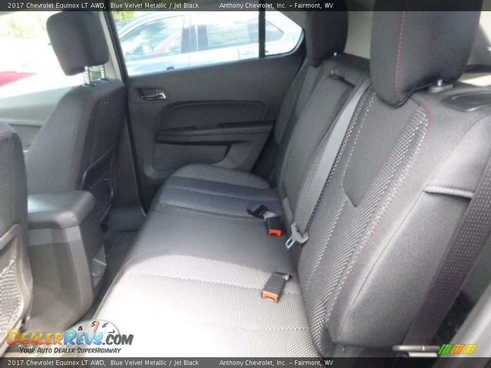 2017 Chevrolet Equinox LT AWD Blue Velvet Metallic / Jet Black Photo #4