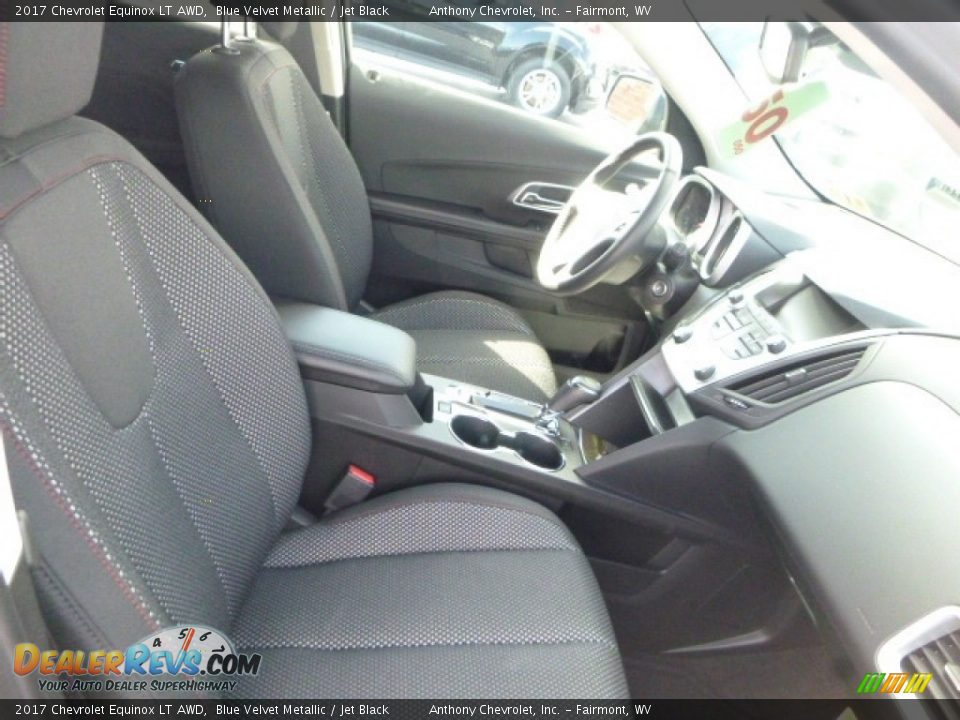 2017 Chevrolet Equinox LT AWD Blue Velvet Metallic / Jet Black Photo #9