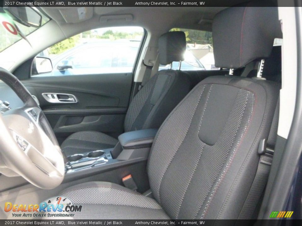 2017 Chevrolet Equinox LT AWD Blue Velvet Metallic / Jet Black Photo #11