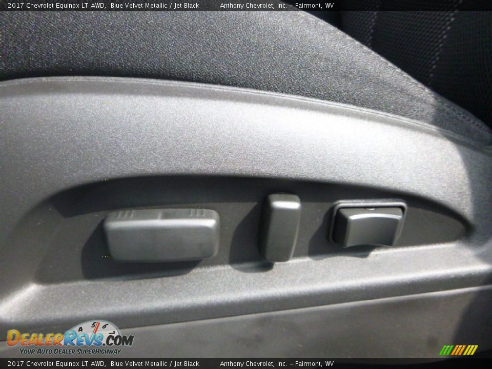 2017 Chevrolet Equinox LT AWD Blue Velvet Metallic / Jet Black Photo #13