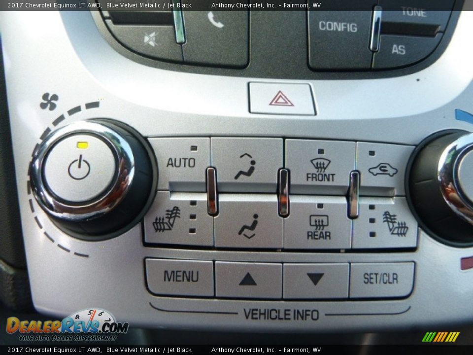 2017 Chevrolet Equinox LT AWD Blue Velvet Metallic / Jet Black Photo #16