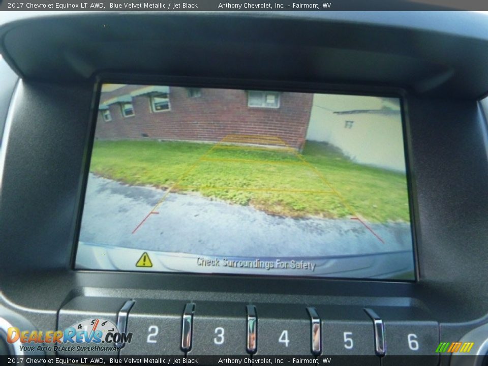 2017 Chevrolet Equinox LT AWD Blue Velvet Metallic / Jet Black Photo #18