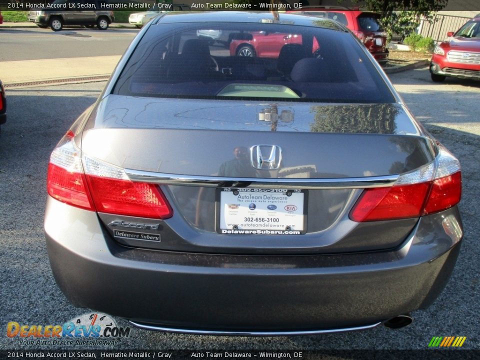 2014 Honda Accord LX Sedan Hematite Metallic / Gray Photo #4