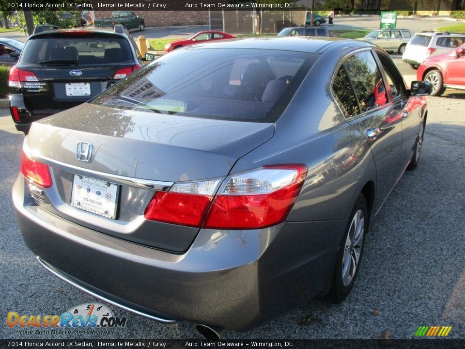 2014 Honda Accord LX Sedan Hematite Metallic / Gray Photo #5