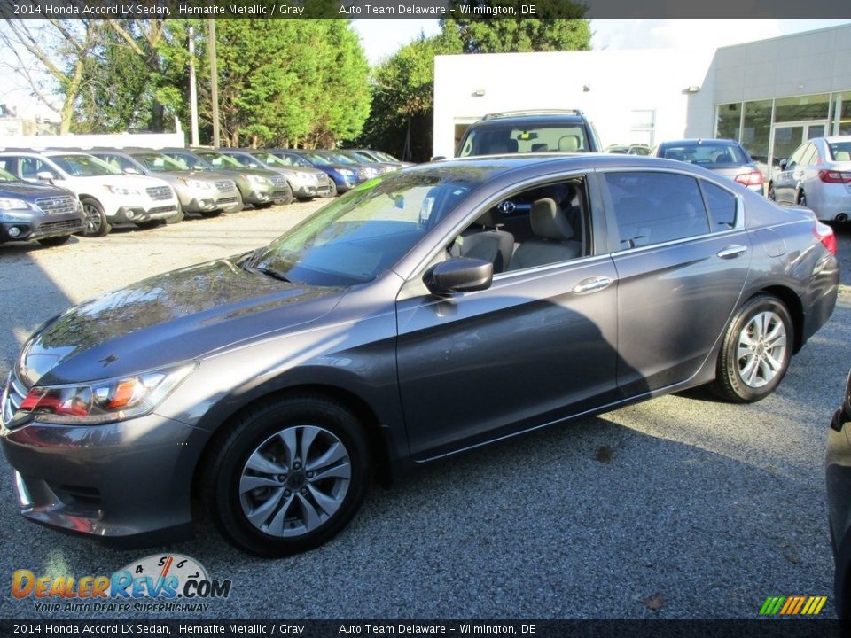2014 Honda Accord LX Sedan Hematite Metallic / Gray Photo #8