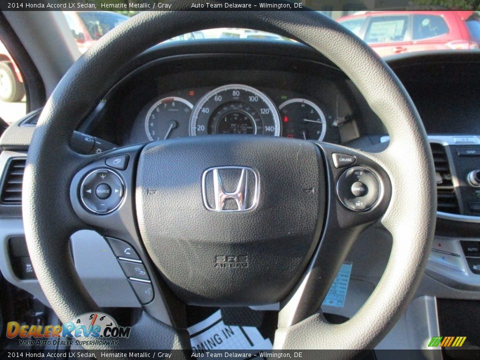 2014 Honda Accord LX Sedan Hematite Metallic / Gray Photo #12