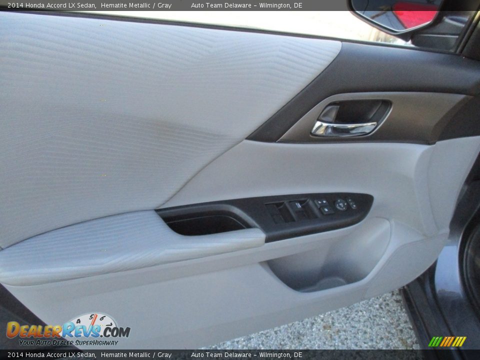 2014 Honda Accord LX Sedan Hematite Metallic / Gray Photo #23