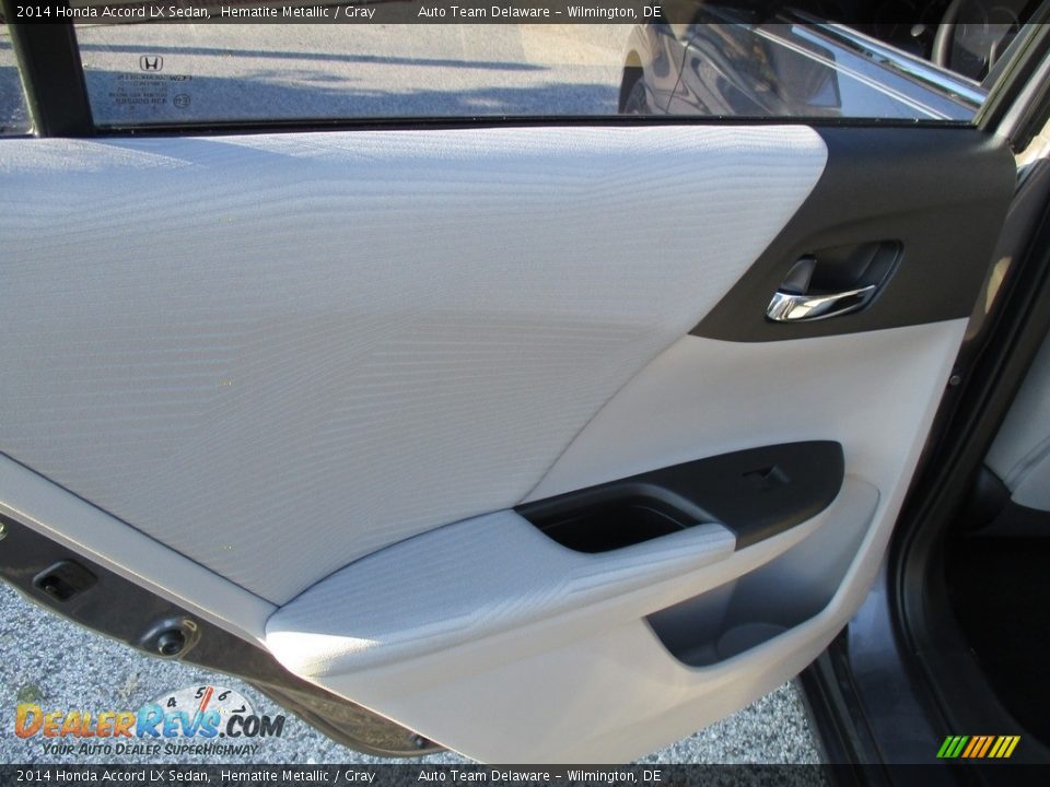 2014 Honda Accord LX Sedan Hematite Metallic / Gray Photo #24