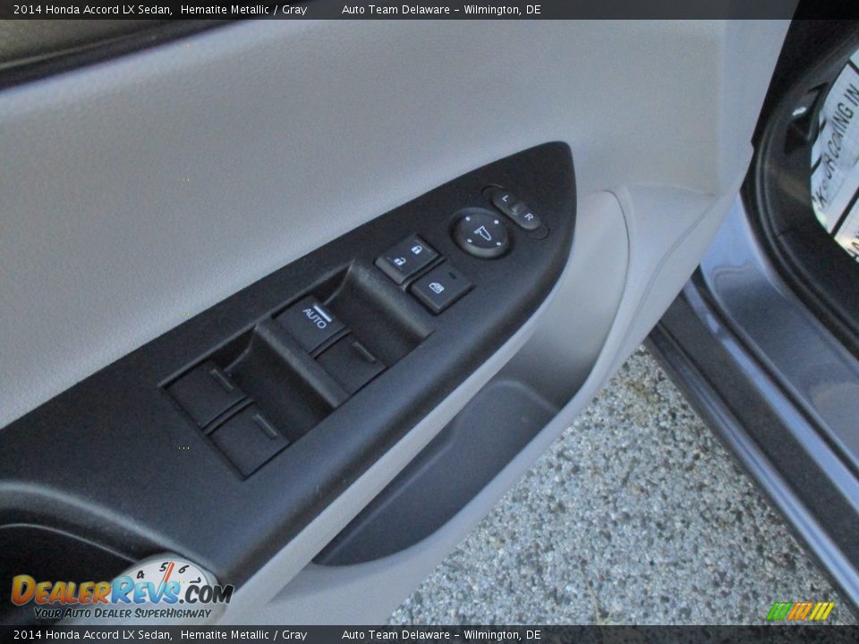 2014 Honda Accord LX Sedan Hematite Metallic / Gray Photo #30