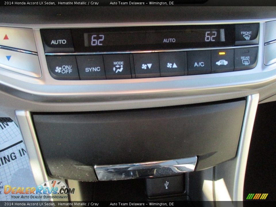 2014 Honda Accord LX Sedan Hematite Metallic / Gray Photo #33