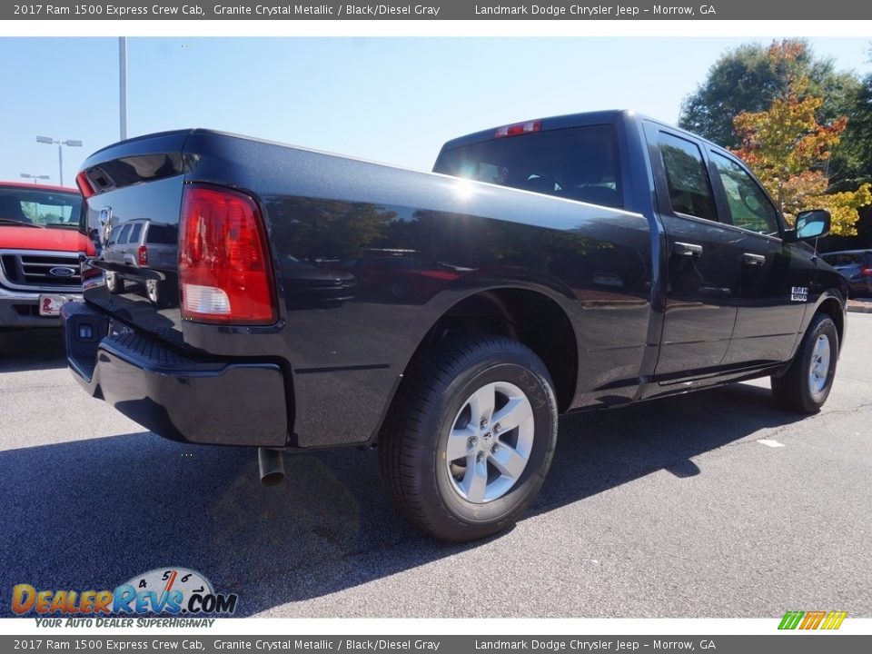 2017 Ram 1500 Express Crew Cab Granite Crystal Metallic / Black/Diesel Gray Photo #3