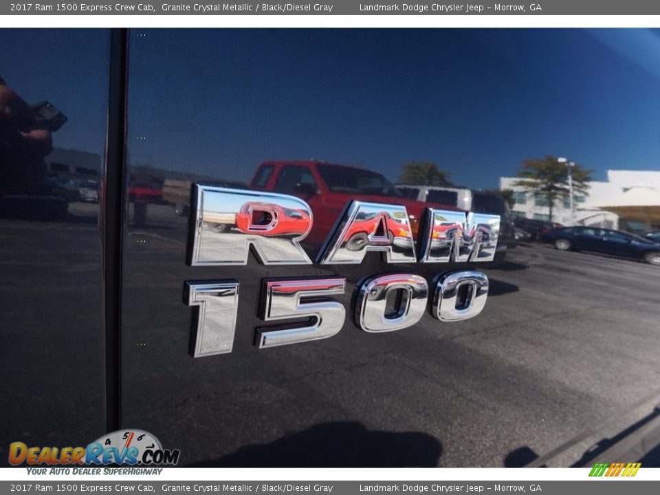 2017 Ram 1500 Express Crew Cab Granite Crystal Metallic / Black/Diesel Gray Photo #6