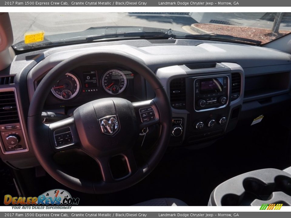 Dashboard of 2017 Ram 1500 Express Crew Cab Photo #8