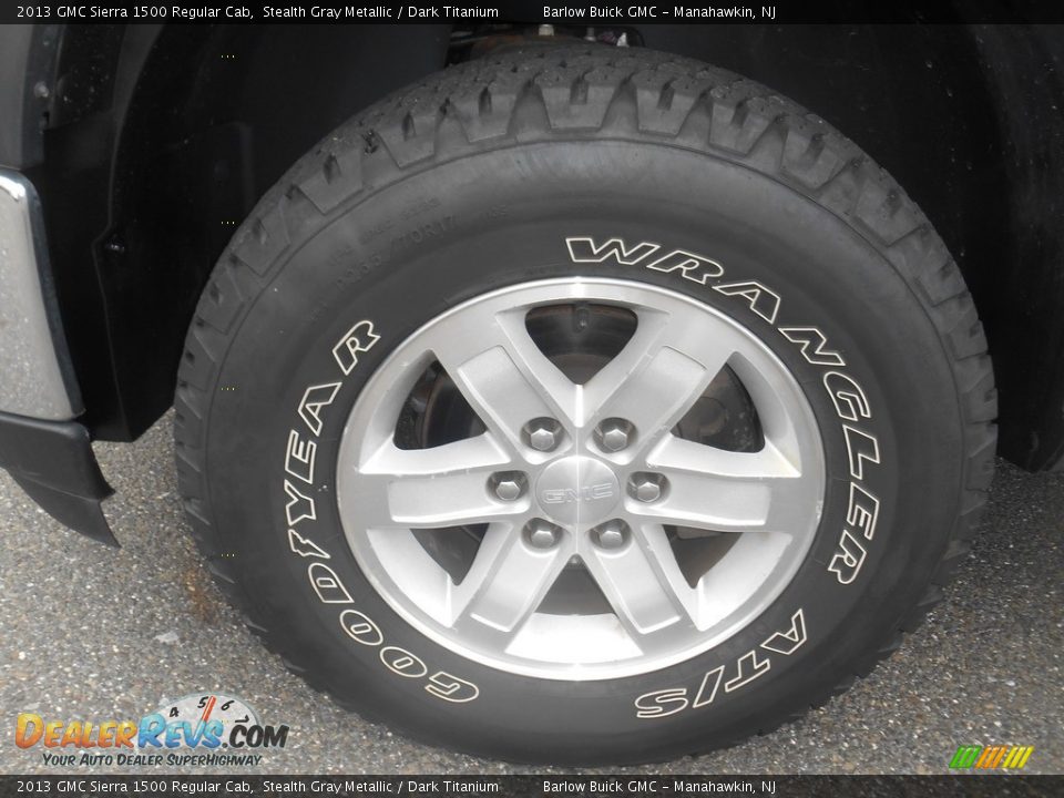 2013 GMC Sierra 1500 Regular Cab Stealth Gray Metallic / Dark Titanium Photo #10