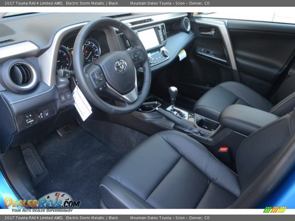 Black Interior - 2017 Toyota RAV4 Limited AWD Photo #5