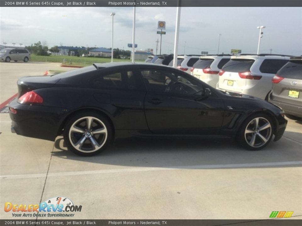 2004 BMW 6 Series 645i Coupe Jet Black / Black Photo #4
