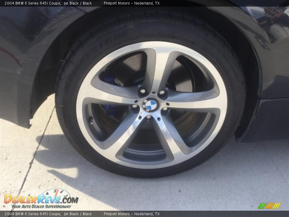 2004 BMW 6 Series 645i Coupe Jet Black / Black Photo #5