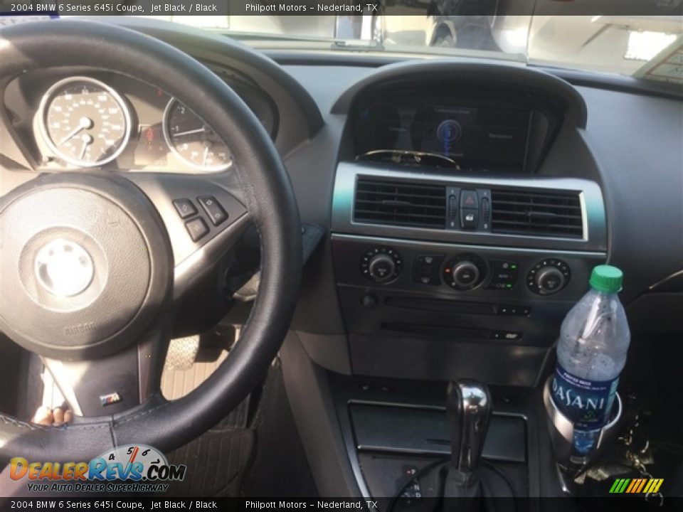 2004 BMW 6 Series 645i Coupe Jet Black / Black Photo #8