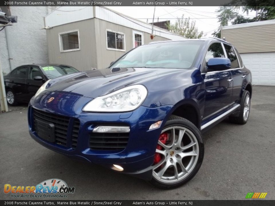Front 3/4 View of 2008 Porsche Cayenne Turbo Photo #1