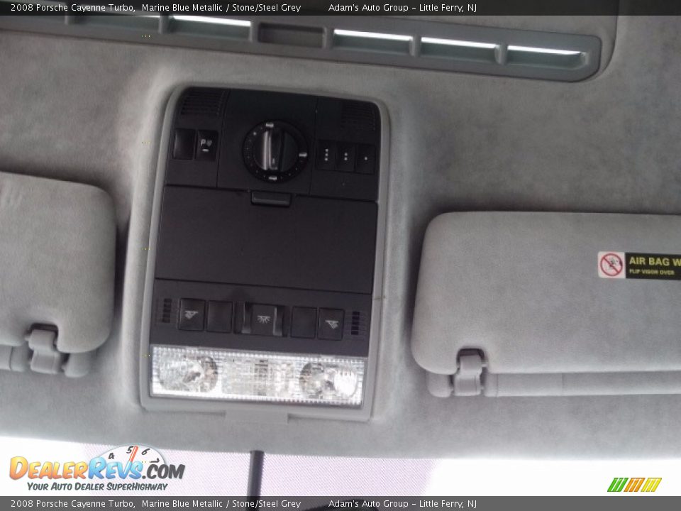 2008 Porsche Cayenne Turbo Marine Blue Metallic / Stone/Steel Grey Photo #18