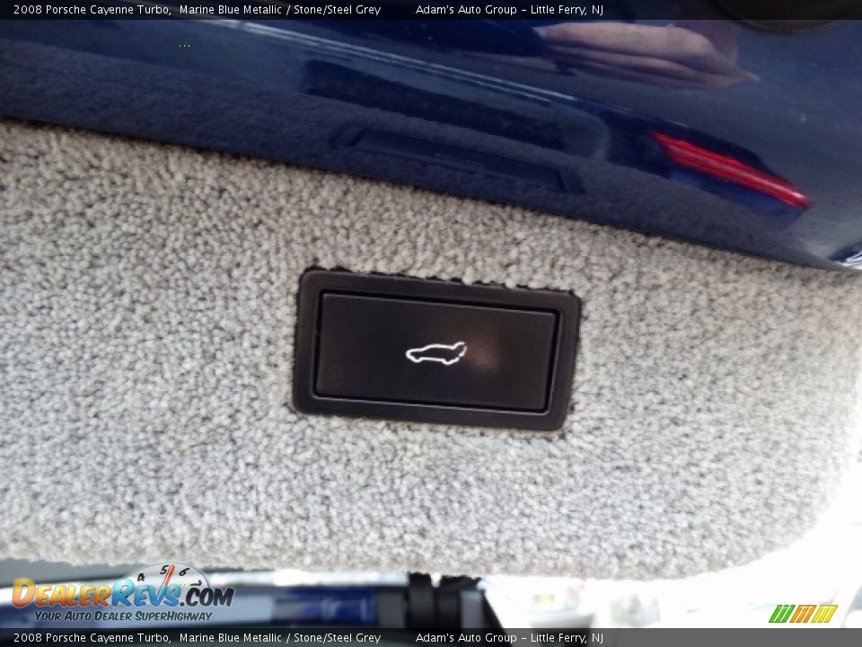 2008 Porsche Cayenne Turbo Marine Blue Metallic / Stone/Steel Grey Photo #27