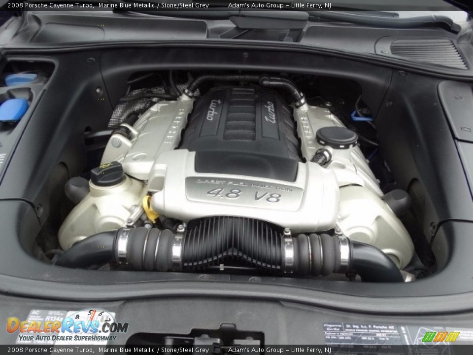 2008 Porsche Cayenne Turbo 4.8L DFI Twin-Turbocharged DOHC 32V VVT V8 Engine Photo #30