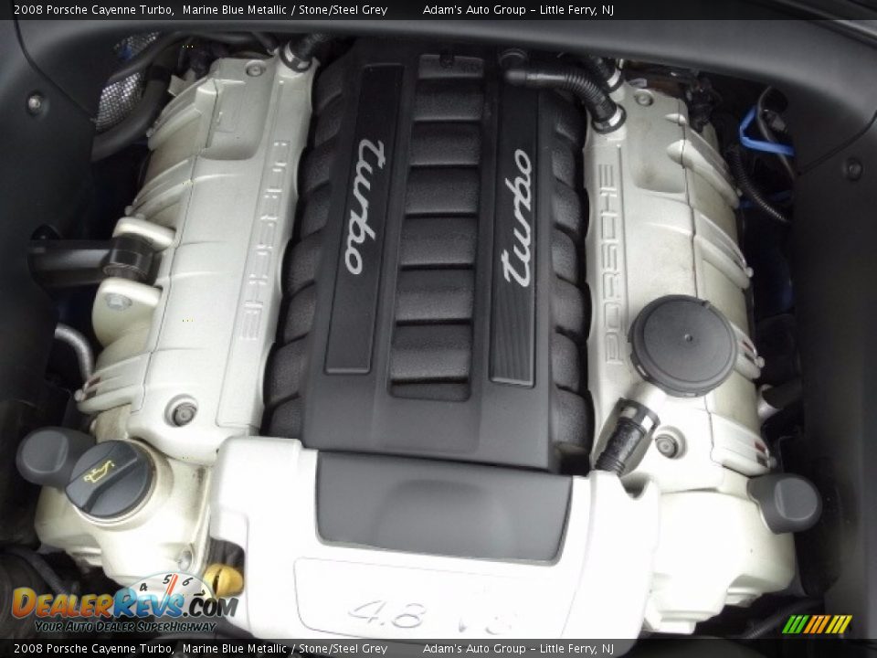 2008 Porsche Cayenne Turbo 4.8L DFI Twin-Turbocharged DOHC 32V VVT V8 Engine Photo #31