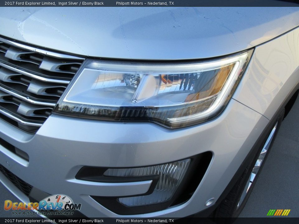 2017 Ford Explorer Limited Ingot Silver / Ebony Black Photo #9