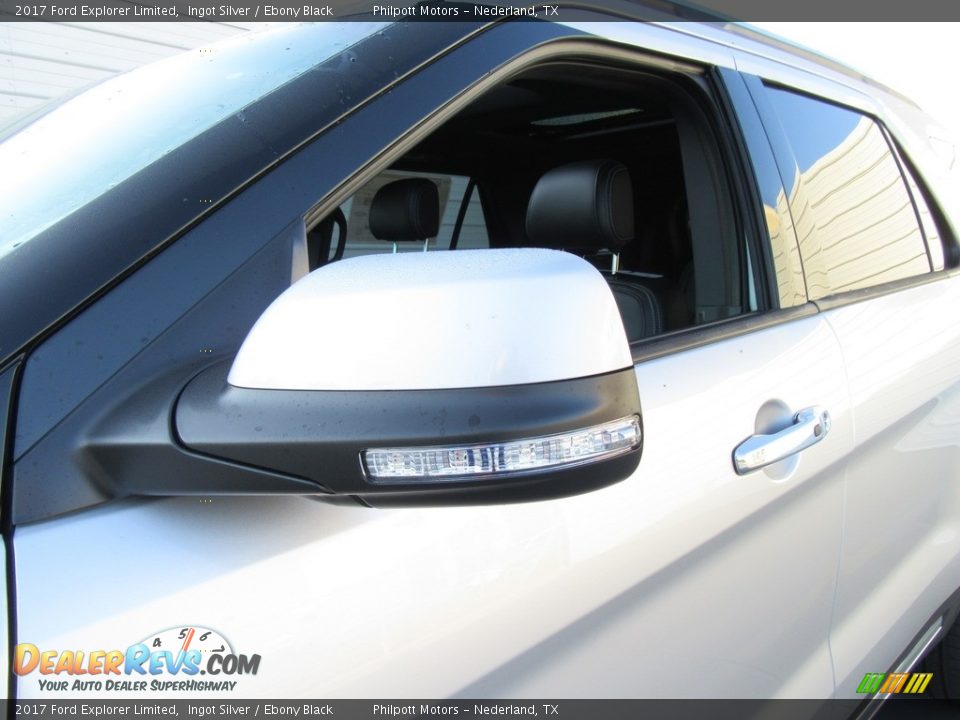 2017 Ford Explorer Limited Ingot Silver / Ebony Black Photo #12