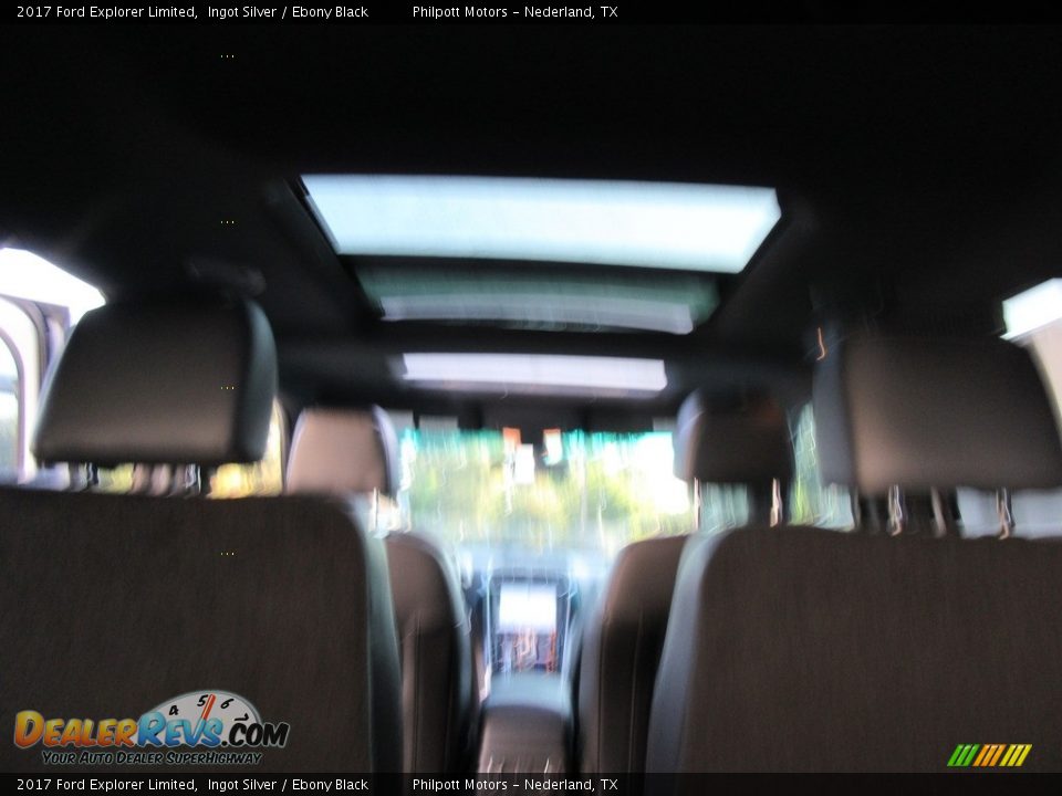 2017 Ford Explorer Limited Ingot Silver / Ebony Black Photo #18