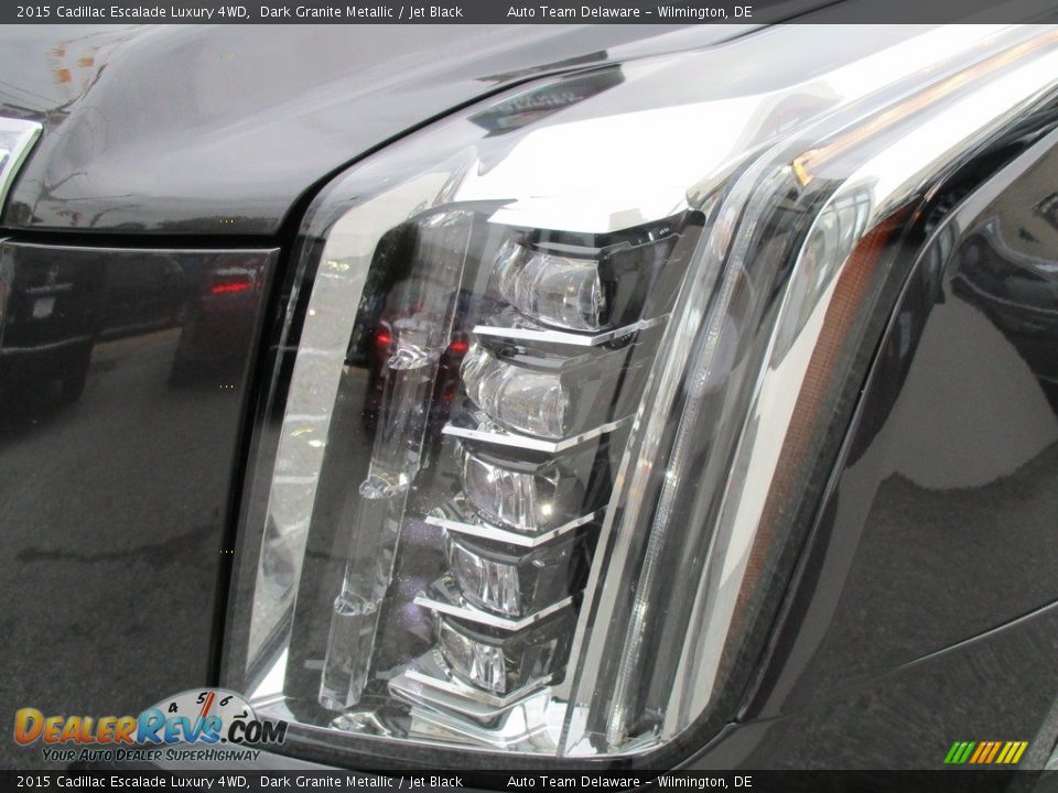2015 Cadillac Escalade Luxury 4WD Dark Granite Metallic / Jet Black Photo #27