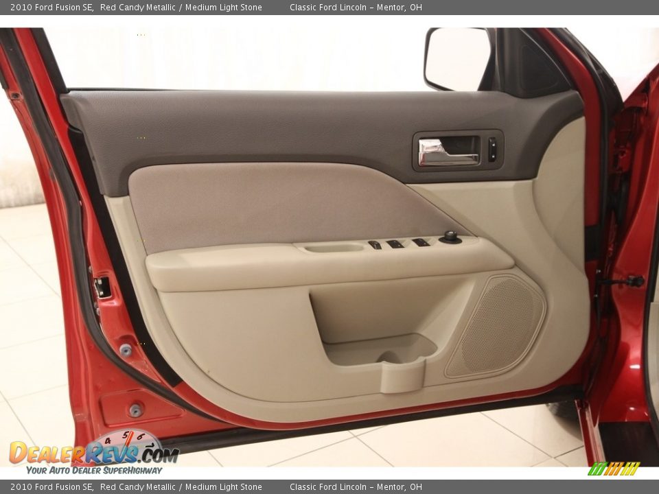 2010 Ford Fusion SE Red Candy Metallic / Medium Light Stone Photo #4