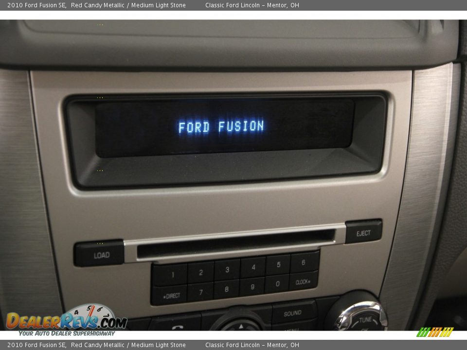 2010 Ford Fusion SE Red Candy Metallic / Medium Light Stone Photo #9