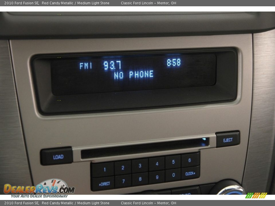 2010 Ford Fusion SE Red Candy Metallic / Medium Light Stone Photo #10