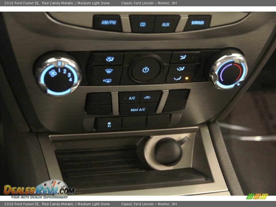 2010 Ford Fusion SE Red Candy Metallic / Medium Light Stone Photo #12