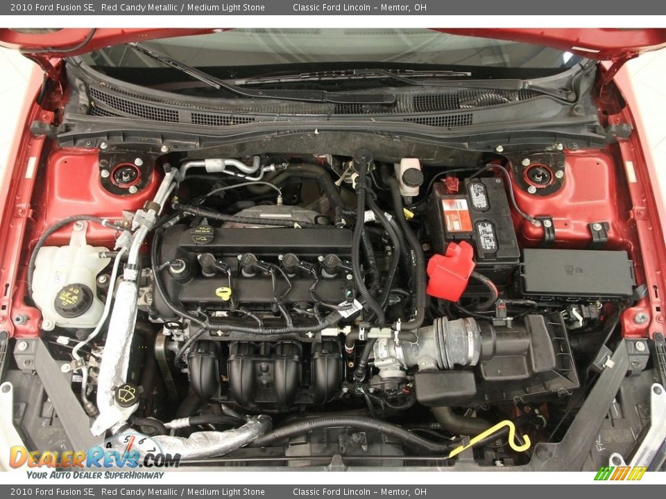 2010 Ford Fusion SE Red Candy Metallic / Medium Light Stone Photo #18