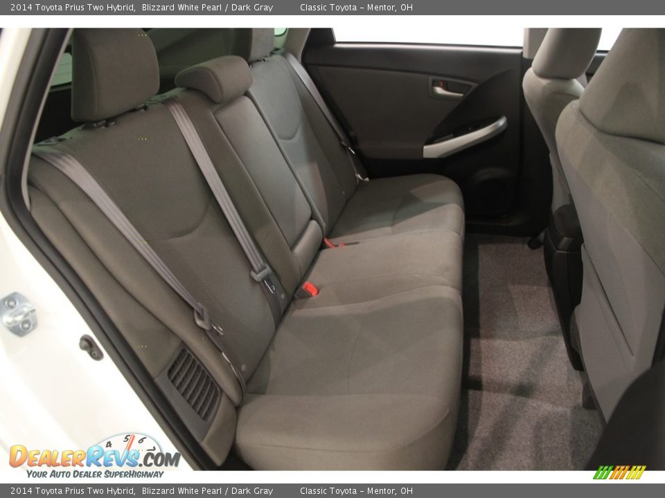 2014 Toyota Prius Two Hybrid Blizzard White Pearl / Dark Gray Photo #12