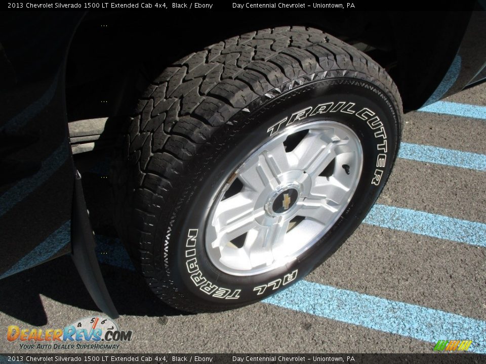 2013 Chevrolet Silverado 1500 LT Extended Cab 4x4 Black / Ebony Photo #11